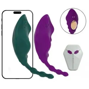 VIBRADOR DE CALCINHA VIA APP A LONGA DISTANCIA COM CONTROLE REMOTO