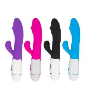 Vibrador de Ponto G e Clitóris com Formato de Glande