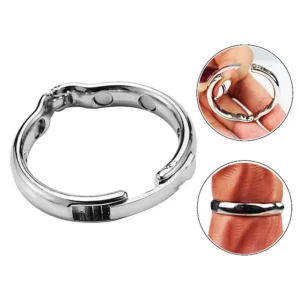 Anel Peniano de Aço Inoxidável com fecho - 2,7 cm