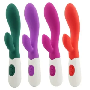 Vibrador de Ponto G e Clitóris 2 - Á Pilhas