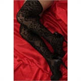 Meia 7/8 Tule Flocado