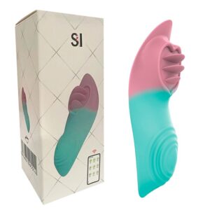Vibrador de Clitóris com estimulador de Língua - À Longa distância - App