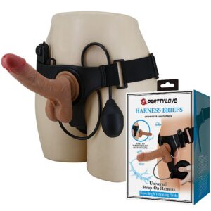 Cinta Peniana com Pênis Spray de água / com Vibro - 20.0x4.3 - Oher