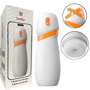 Masturbador Lanterna com Sucção - Lucky - À Longa distância - APP