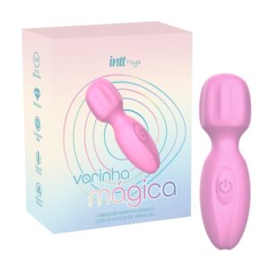 Varinha Mágica - Massageador Intt Wellness Rosa com 10 Modos de Vibração e Toque Aveludado