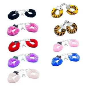 Algema de Metal com Pelúcia