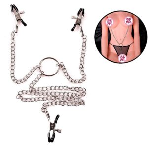 Grampos Para Seios / com Prendedor para Vagina 2