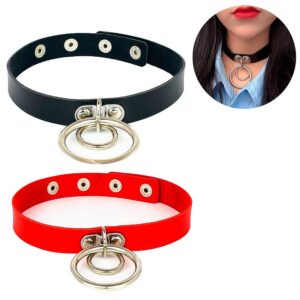 Coleira com Pingente de Argola