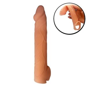 Capa Peniana com Anel de Silicone - 20,3 x 3,5cm