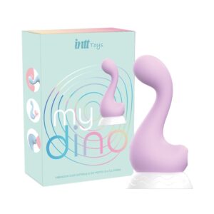 My Dino Vibrador Com Ondas De Pressão E Estimulo Do Ponto G Rosa