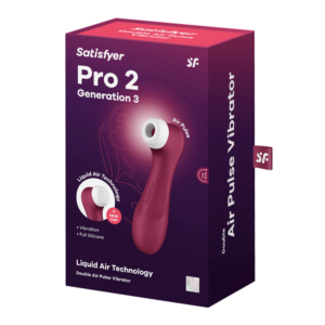Satisfyer Pro 2 Geração 3: Sugador de Clitóris com App e Vibração Vinho