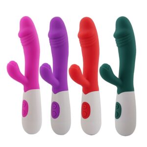 Vibrador de Ponto G e Clitóris - Sime - Á Pilhas