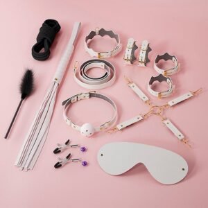 Kit com 11 Itens de Sado - Branco