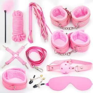 Kit Bondage Erótico com 11 Acessórios BDSM Completo