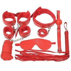 Kit Sado Erótico - Bandage 3 Vermelho