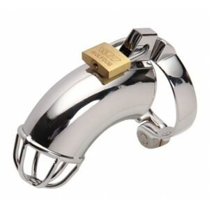 Cinto de Castidade Masculino - Tamanho M - Diâmetro do Anel 4,5 cm