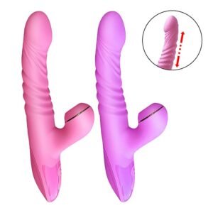 Vibrador de Ponto G e Clitóris com Pulsação - Vai e Vem