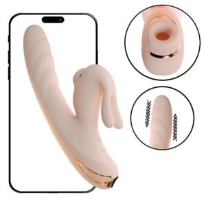 Vibrador de Ponto G e Clitóris / Pulsação com Vai e Vem / Aquecimento - 21,2 x 3,1 cm - APP