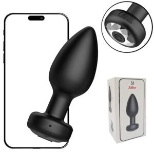 Plug Anal com Vibro - Via APP à Longa Distância - Aiko