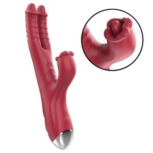 Vibrador de Ponto G e Clitóris Duplo - Dedilhar / Vem Cá - 25,3 x 4,0 cm - Twin-Vibe